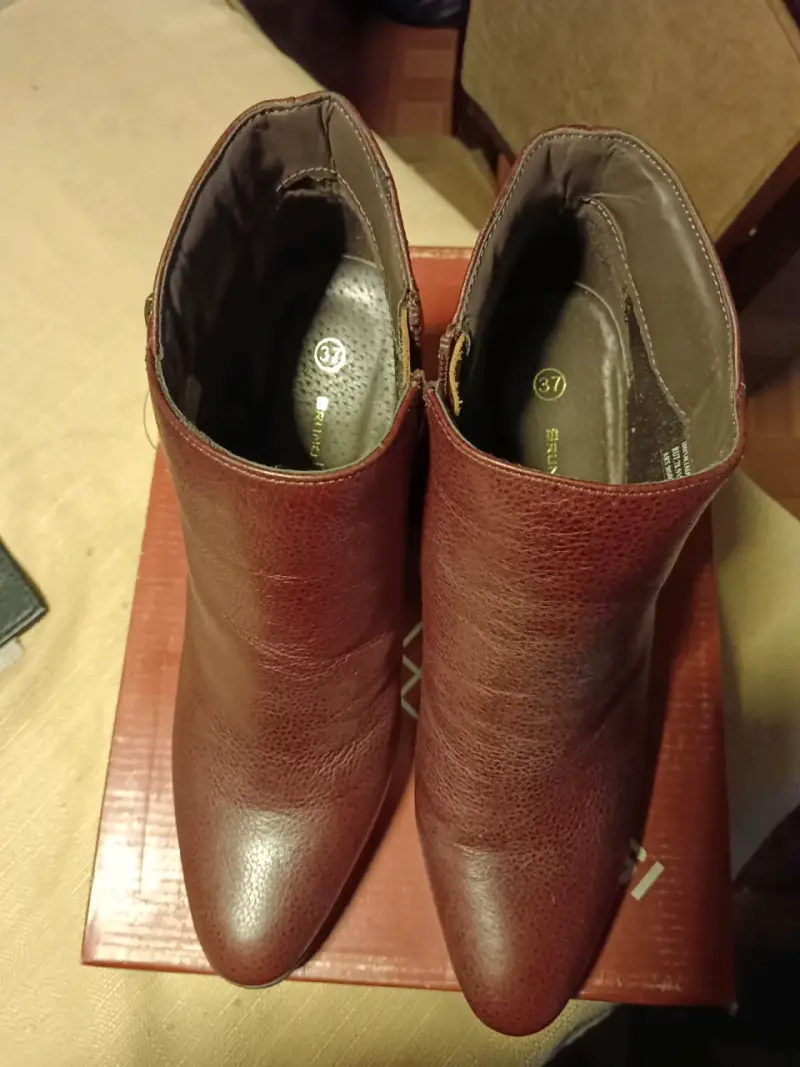 Botines de cuero Bruno Rossi marrón - 3