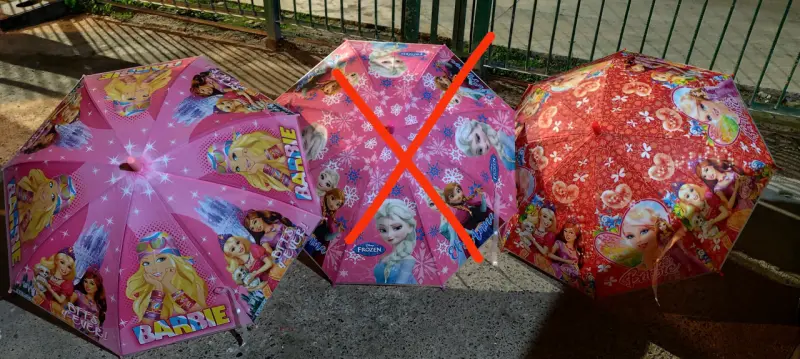 Paraguas infantiles de personajes Disney - 3