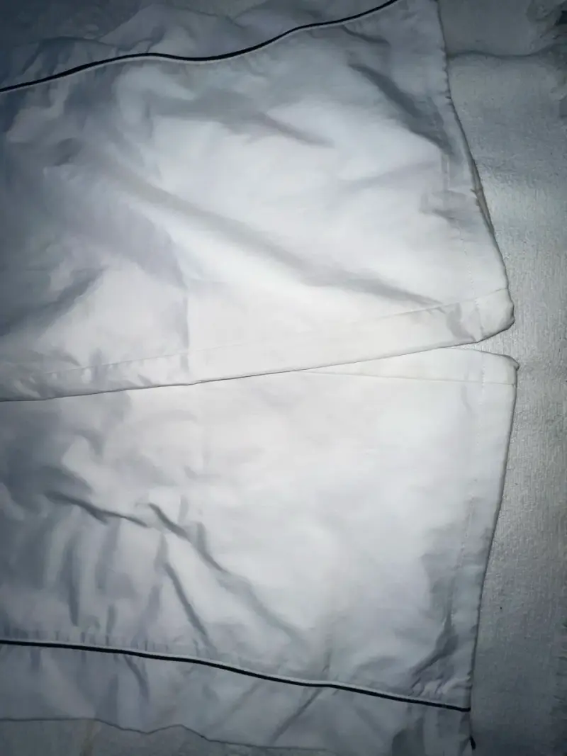 Pantalones blancos largos y delgados talla M - 4