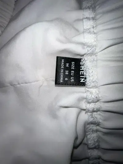 Pantalones blancos largos y delgados talla M - miniatura 5