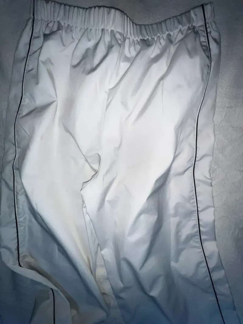 Pantalones blancos largos y delgados talla M - 6