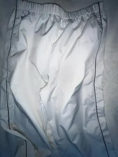 Pantalones blancos largos y delgados talla M - miniatura 6