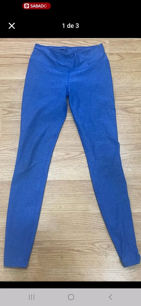 Calza Nike Dri-Fit azul XS - 3