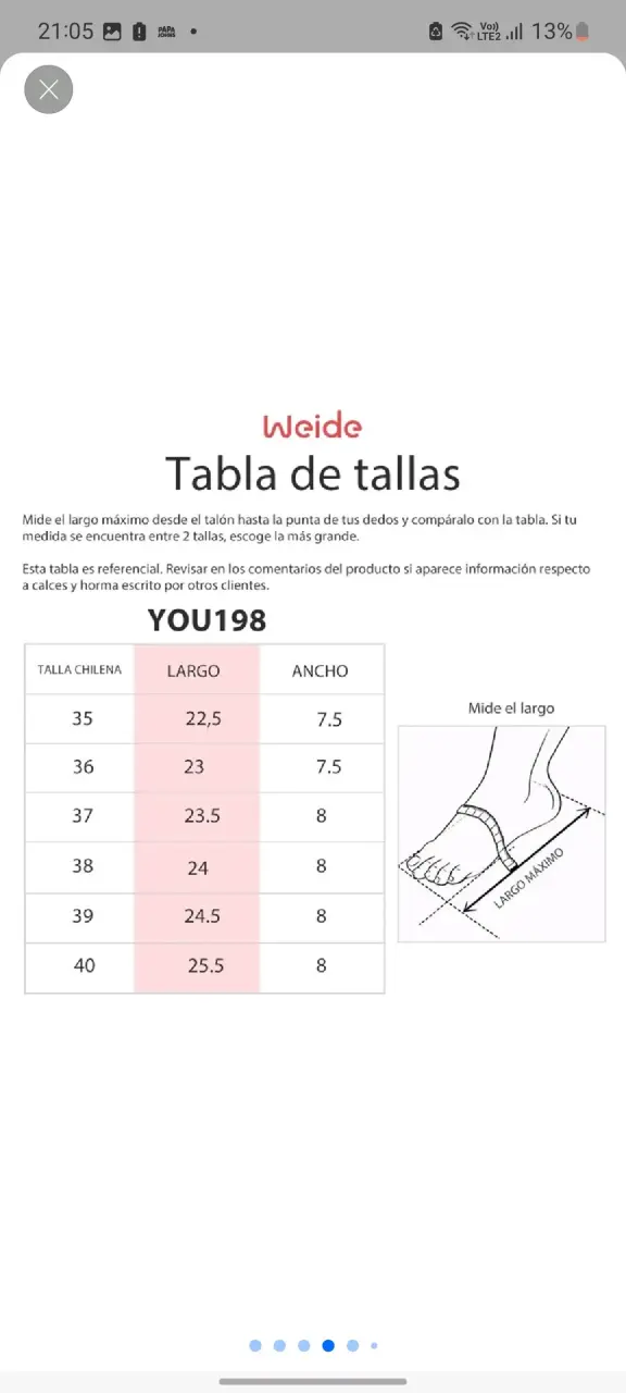 Sandalias taco Weide 37 - 5