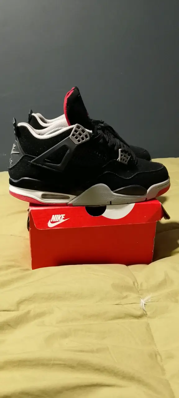 Zapatillas Nike Air Jordan 4 Retro Negras - 4