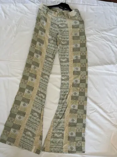 Pantalones estampados estilo bohemio para mujer - miniatura 2