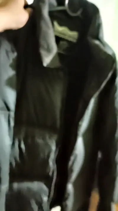 Chaqueta negra de invierno para hombre - miniatura 1