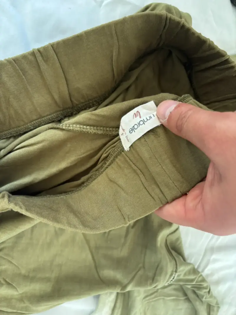 Pantalones acampanados verde degradado - 3