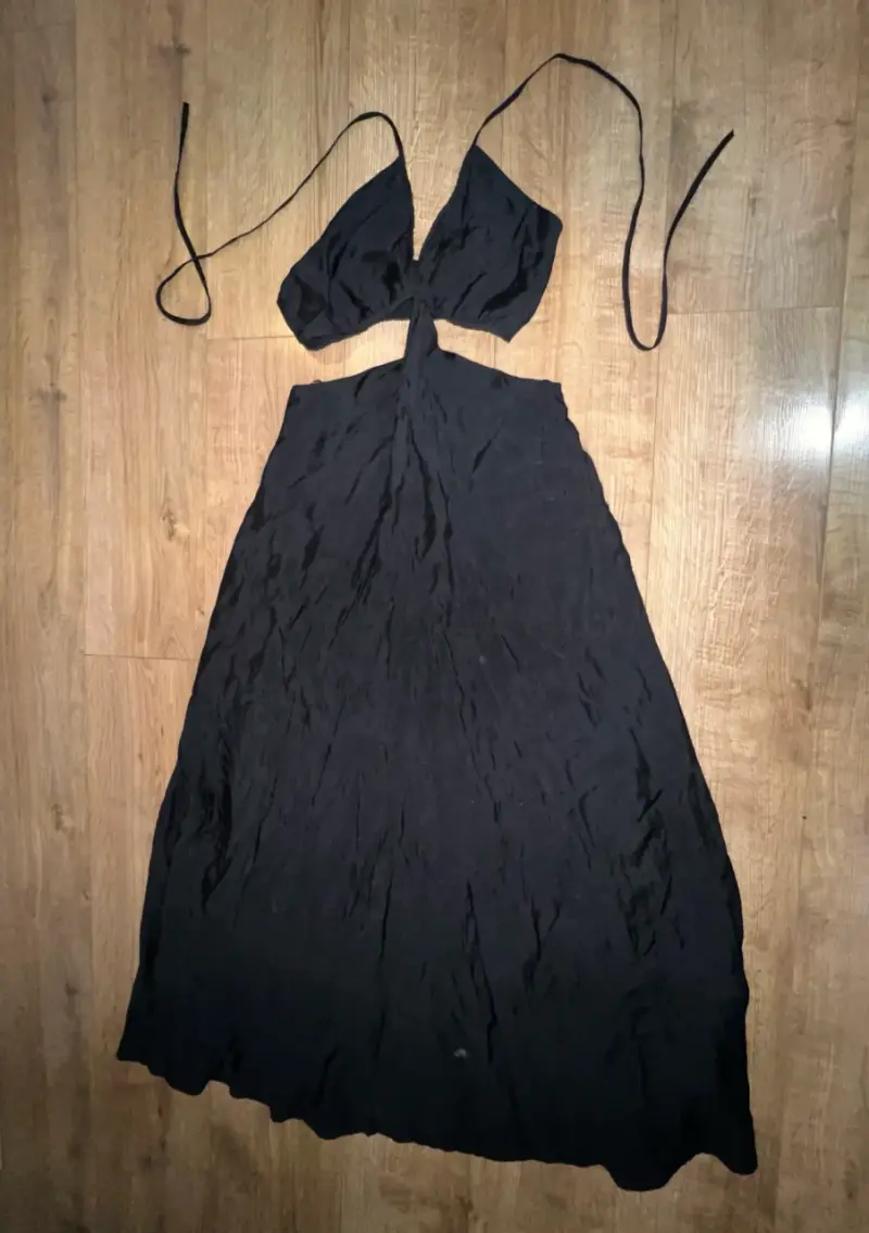 Vestido negro con diseño Umbrale talla S-M - 1