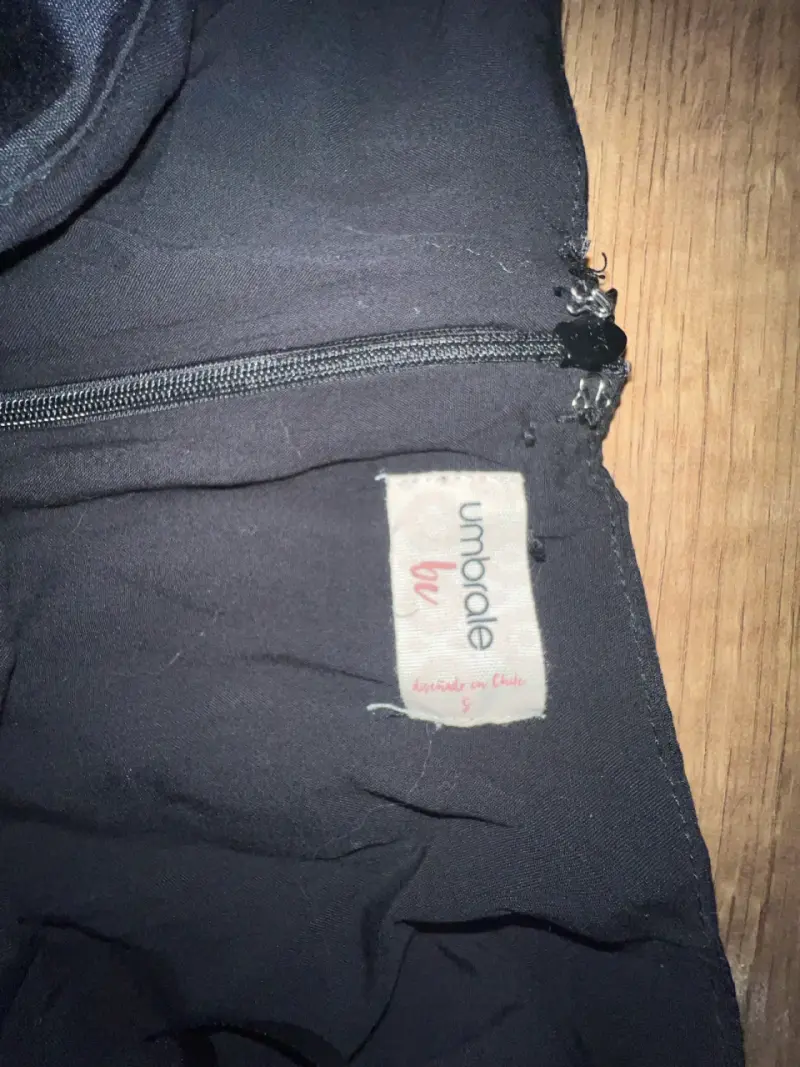 Vestido negro con diseño Umbrale talla S-M - 3