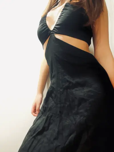Vestido negro con diseño Umbrale talla S-M - miniatura 5