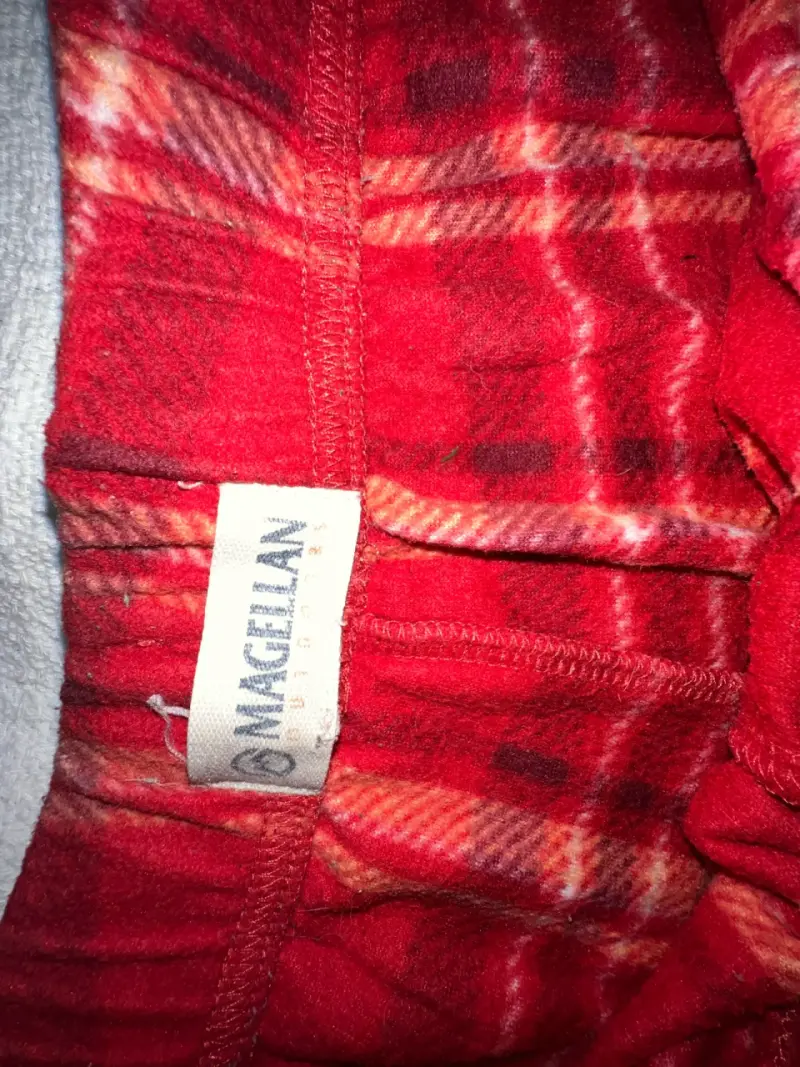 Pantalones de pijama a cuadros rojos talla M - 3