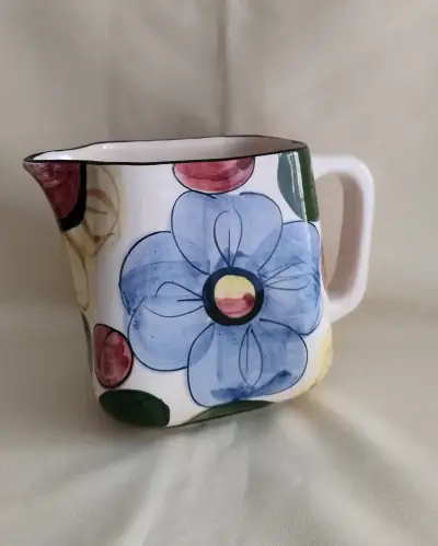 Jarra de cerámica con diseño floral San Juan - miniatura 6