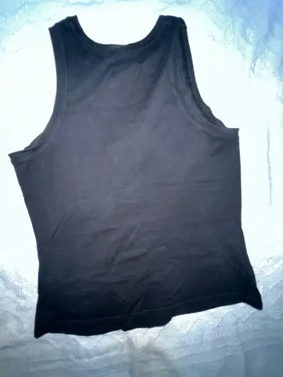 Polera sin mangas Adidas negra talla M - miniatura 4