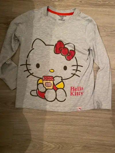 Pijama talla 10 Hello Kitty gris - miniatura 1
