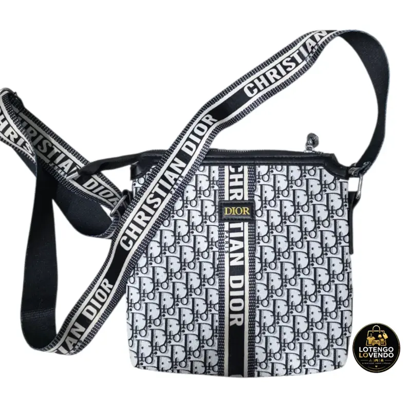 Bolso bandolera Dior estampado monograma - 1