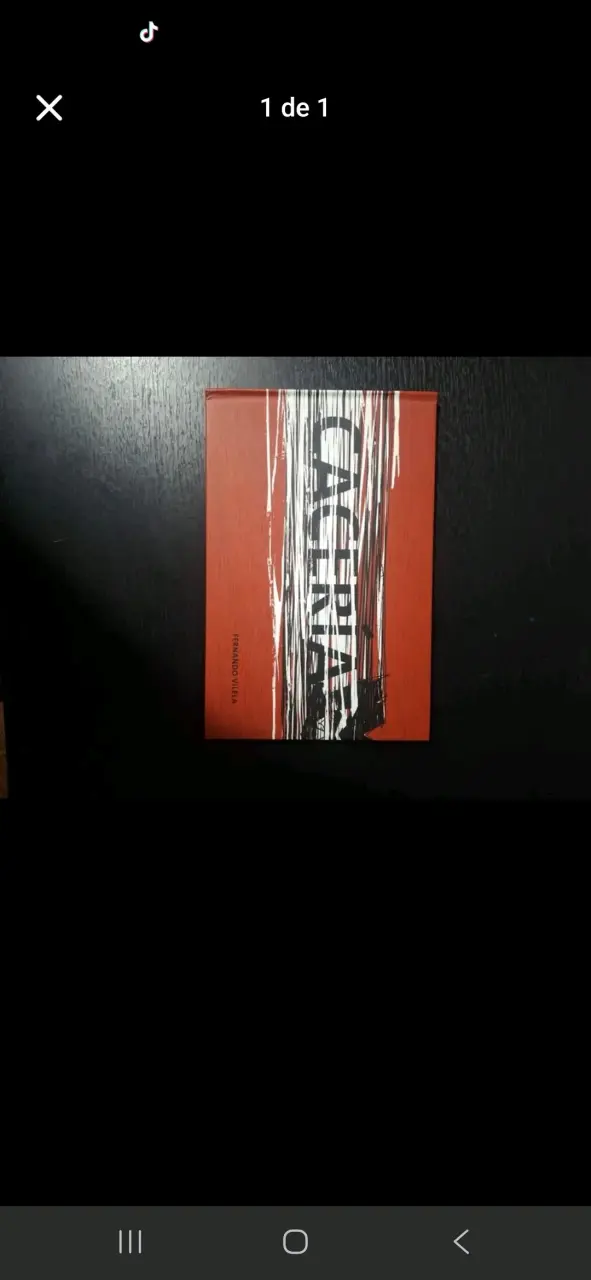 Libro 'Cacería' de Fernando Vilela