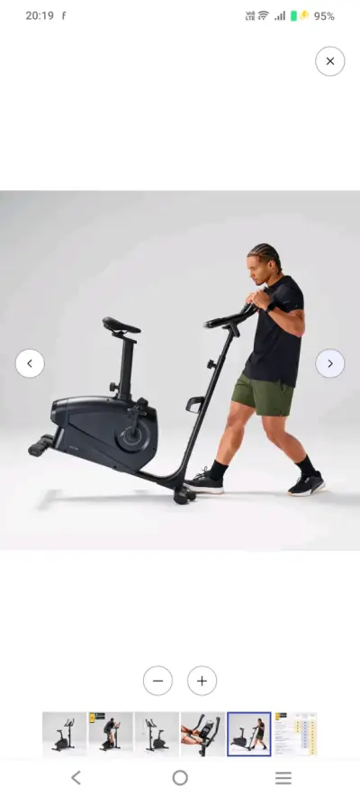 Bicicleta magnética estática Domyos 900 para ejerc - miniatura 2