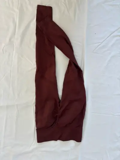 Leggings burdeos para mujer - miniatura 2