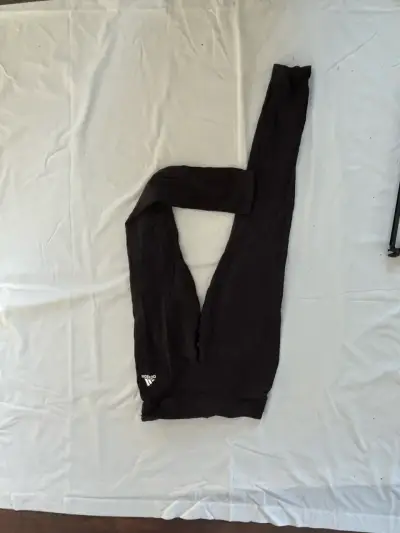 Leggings deportivos negros Adidas - miniatura 1
