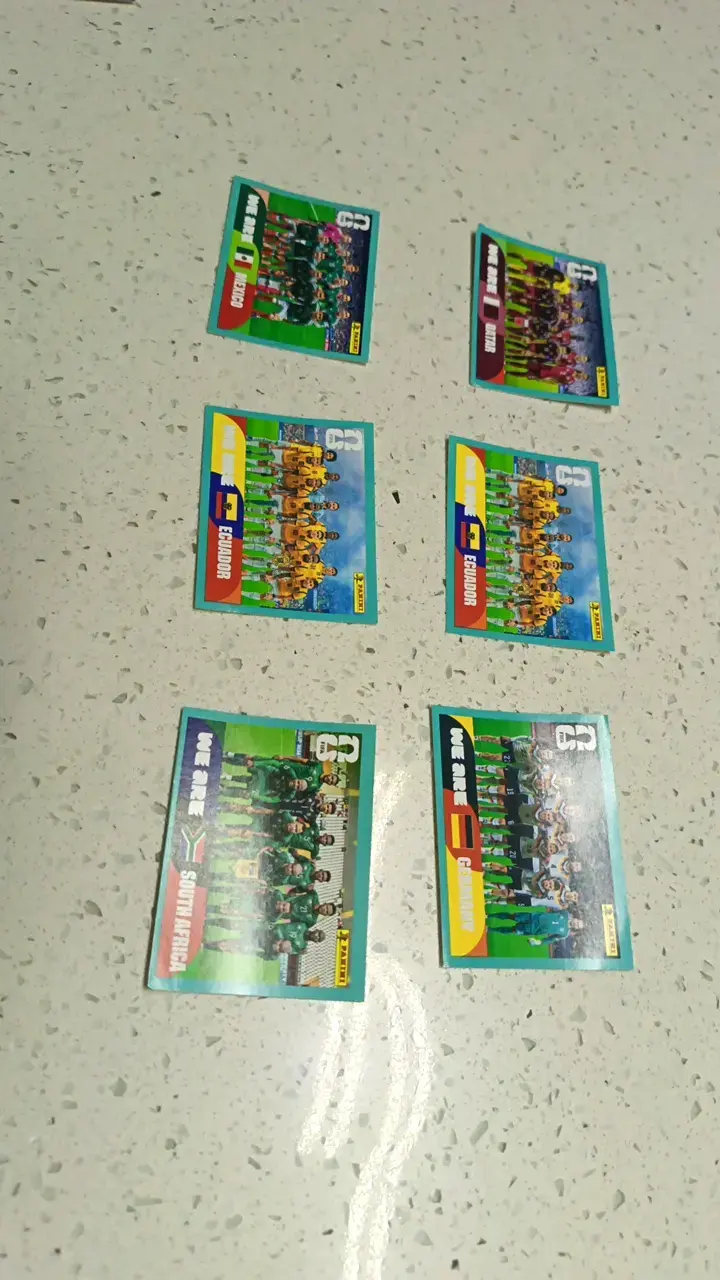 Colección de láminas de fútbol Panini - 1