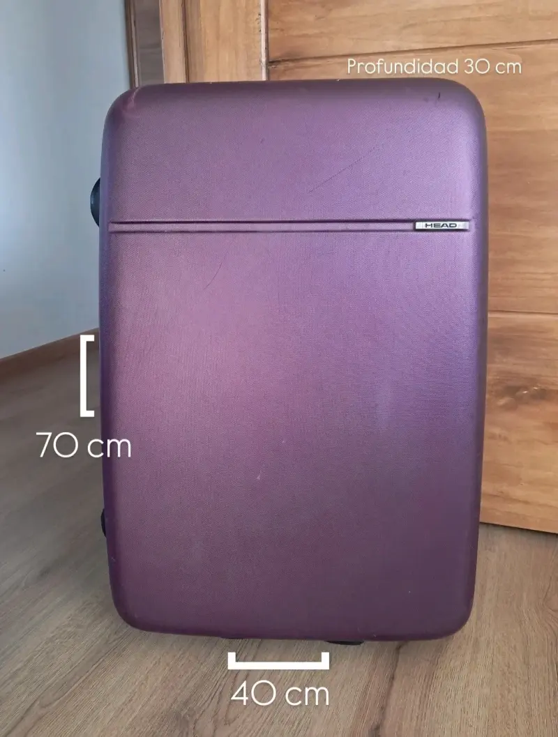 Maleta rígida morada Head con ruedas - 4