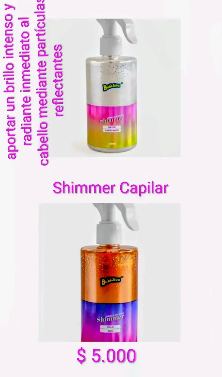 Spray Shimmer Capilar Bubbliuu 300ml