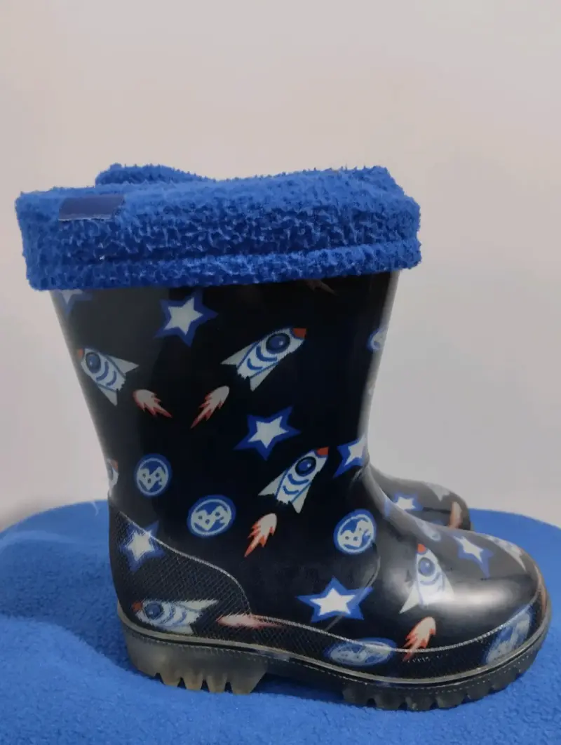 Botas de lluvia infantiles con diseño espacial - 2