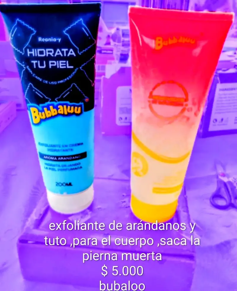 Exfoliante de arándanos Bubbaloo 200ml