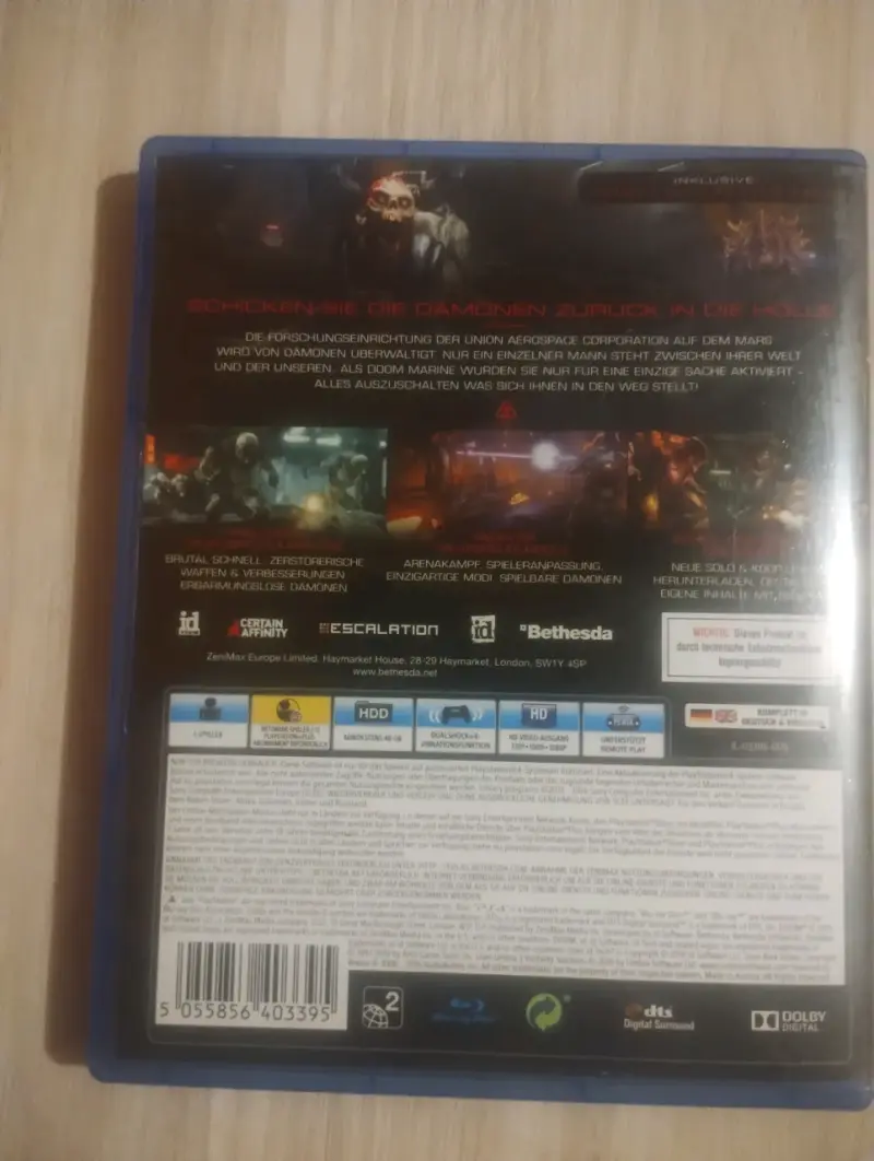 Juego PS4 Doom edición sin censura - 2