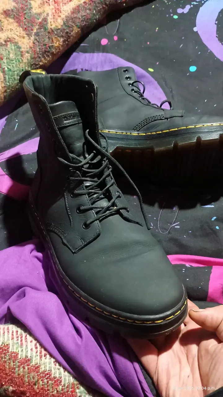 Botas negras de cuero dr Martens 43 - 1