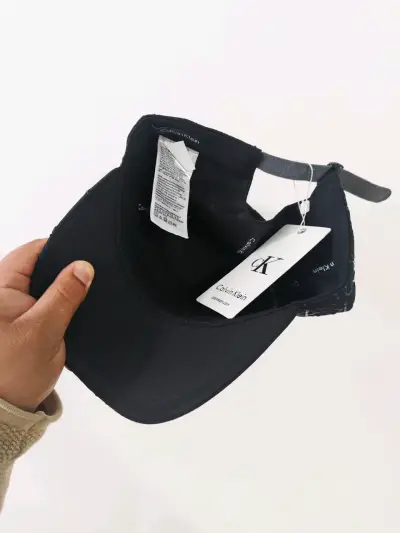 Gorra negra Calvin Klein multilogo 3D - miniatura 4