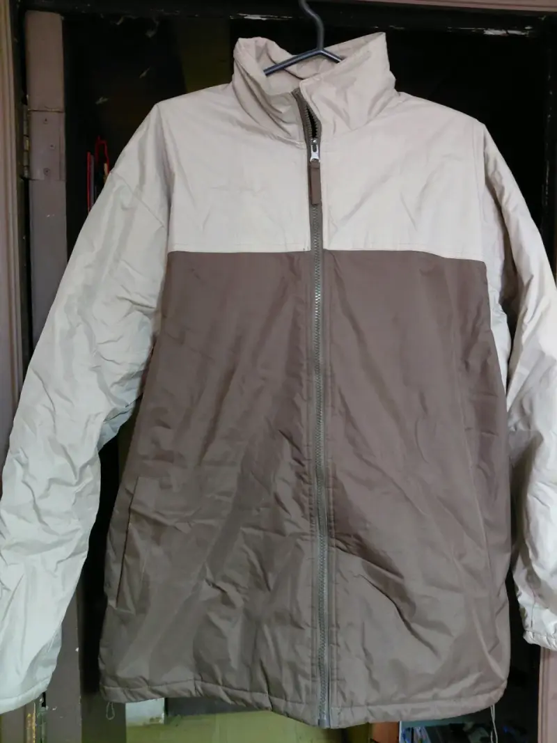 Chaqueta impermeable bicolor para hombre - 1