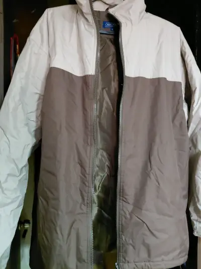 Chaqueta impermeable bicolor para hombre - miniatura 3