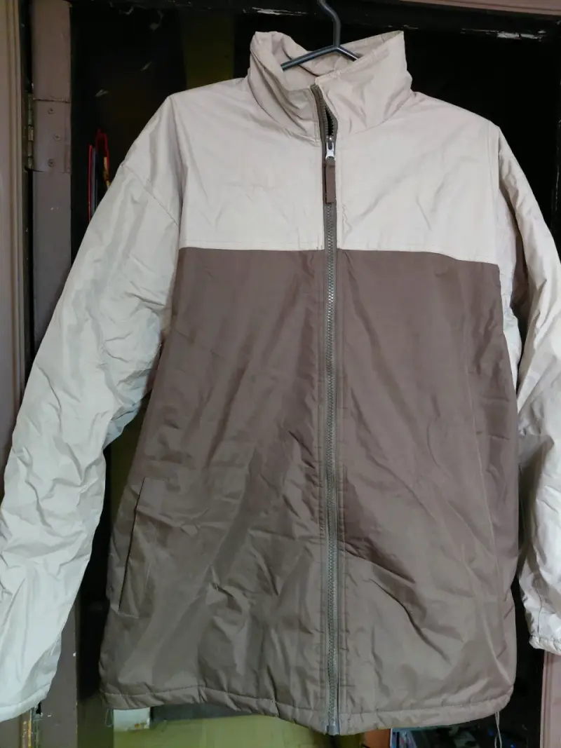 Chaqueta impermeable bicolor para hombre - 4