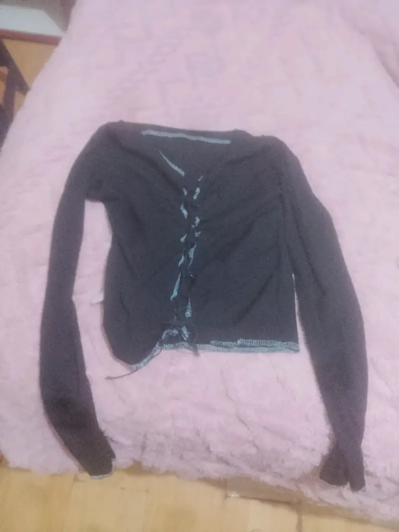 Conjunto de ropa interior negra para mujer - 1