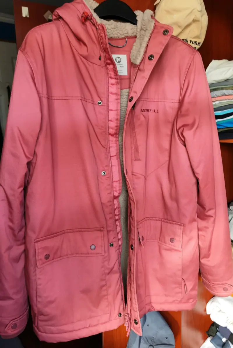 Parka Coral Merrell achiporrada