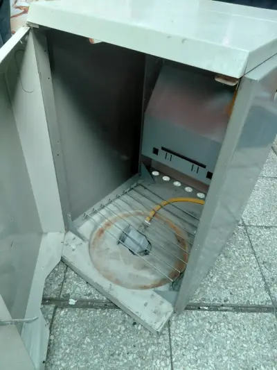 Estufa a gas Indugas gris - miniatura 4