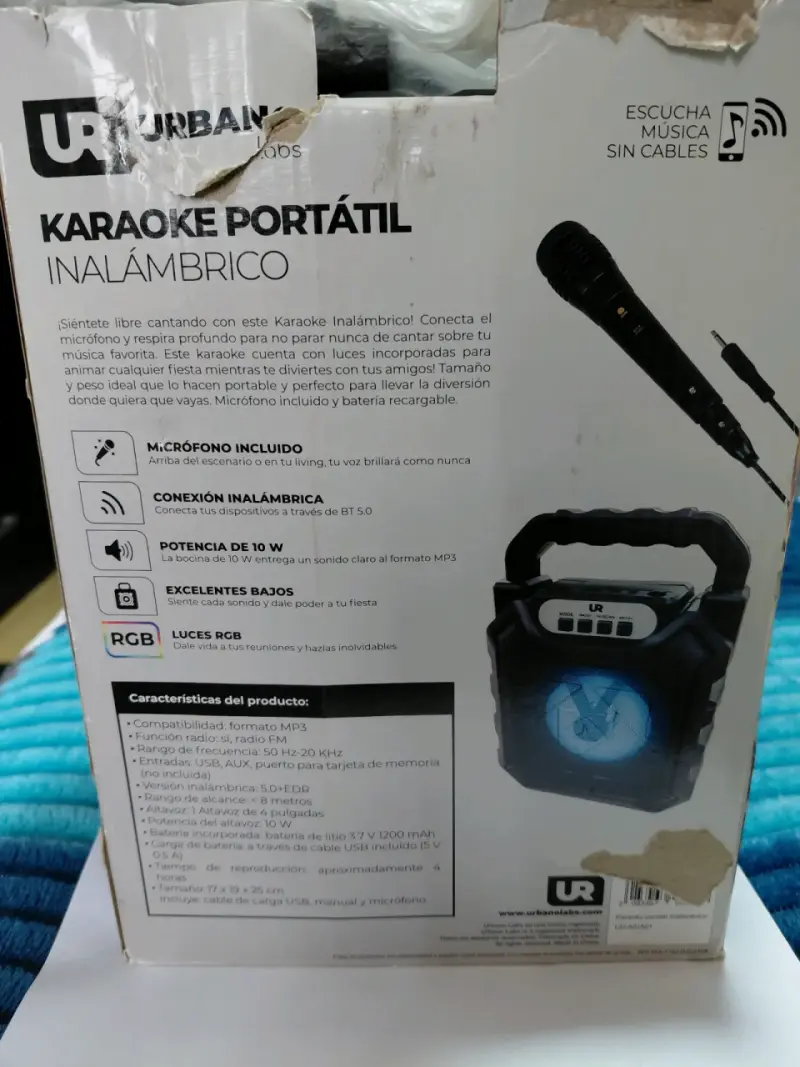 Karaoke portátil inalámbrico Urbano Labs - 2