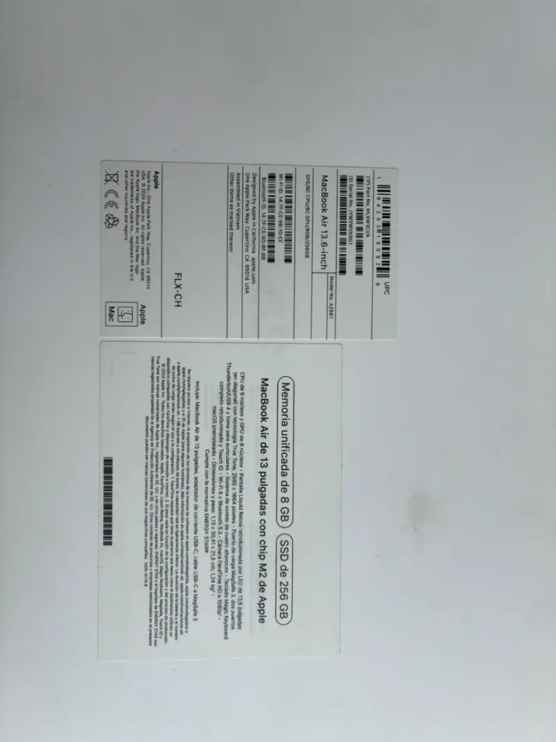 Laptop Apple MacBook Air M2 13 pulgadas - 5