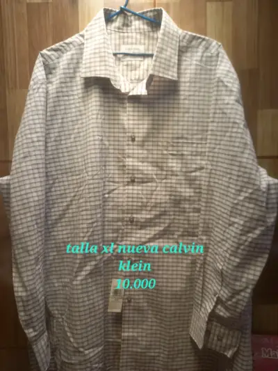 Camisa a cuadros Calvin Klein talla XL - miniatura 1