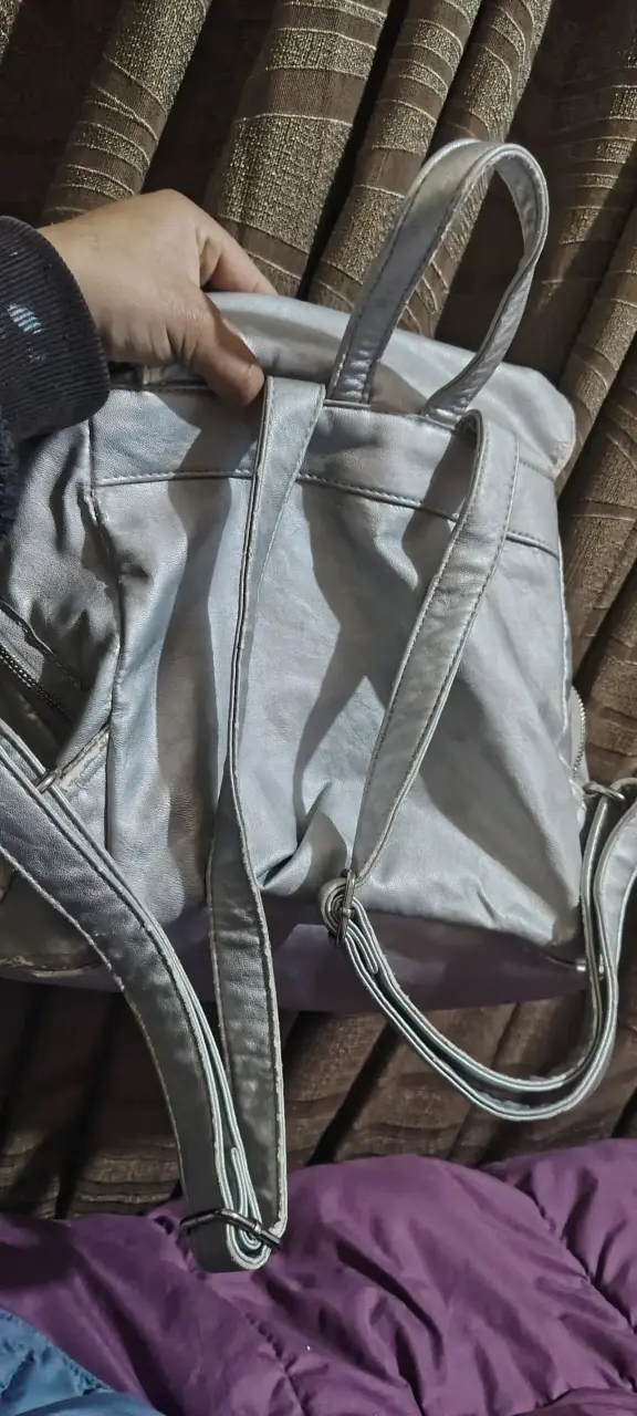 Bolso plateado Azaleia con cierre - 4