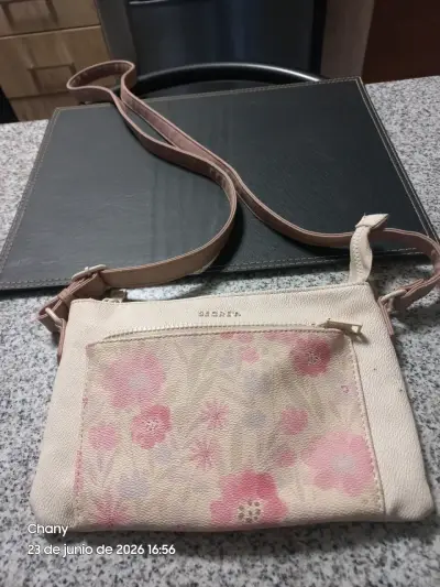 Cartera Amphora gris con correa ajustable - miniatura 5