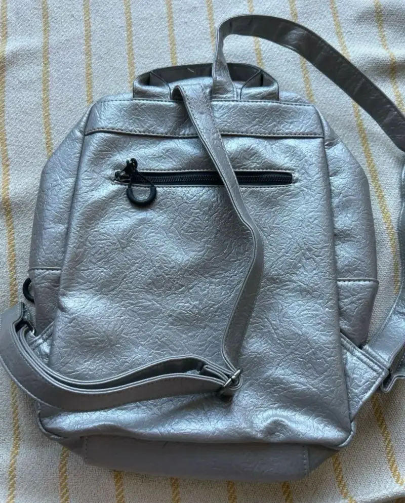 Mochila computador plata - 4