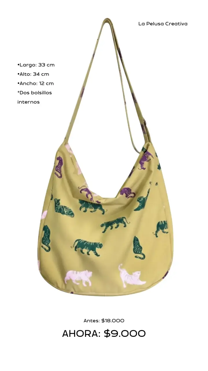 Bolso estampado de animales