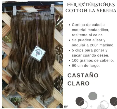 Extensiones de cabello, se pueden alisar y ondular - miniatura 3