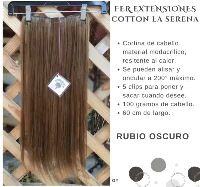Extensiones de cabello, se pueden alisar y ondular - miniatura 4