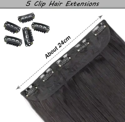 Extensiones de cabello, se pueden alisar y ondular - miniatura 6