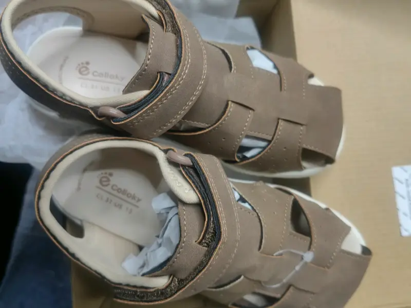 Sandalias de cuero para niño Colloky - 1