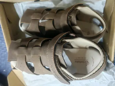 Sandalias de cuero para niño Colloky - miniatura 3